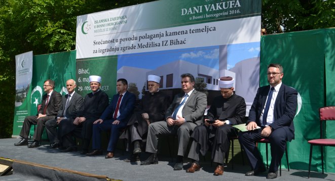 9 5 2016 polaganje kamena temeljca bihac dani vakufa
